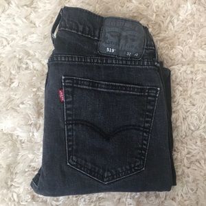 Levi’s 519 Black Skinny Jeans